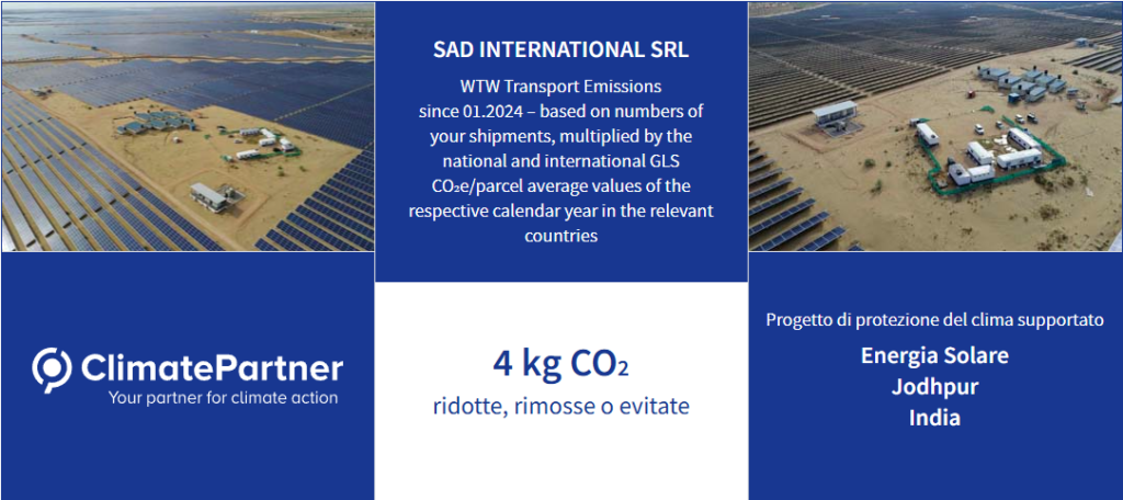 Climate Partner - SAD International Srl