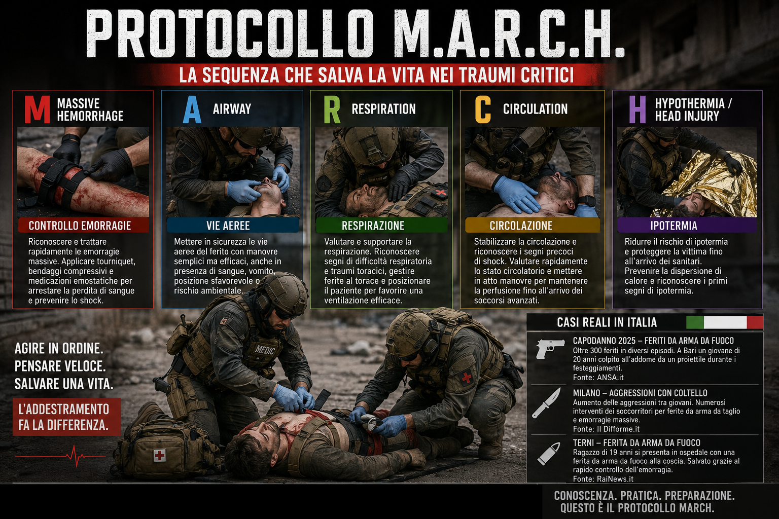 protocollo M.A.R.C.H emergenza operativa