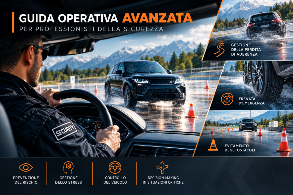 guida Operativa Avanzata per professionisti della sicurezza durante esercitazioni di guida